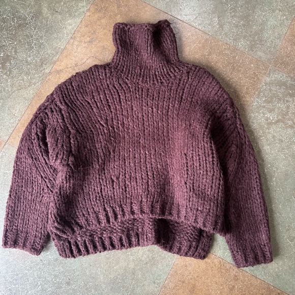 Anthropologie Chunky Turtle Neck Sweater - Picture 2 of 2